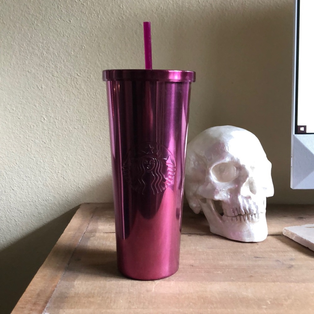 Pink Stainless Starbucks Cup